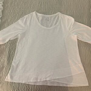 Chicos white XL pull on top